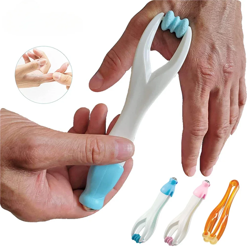

1Pc Portable Finger Wrist and Hand Massager Relaxation Hand Massage Roller Handheld Blood Circulation Health Massage Tools