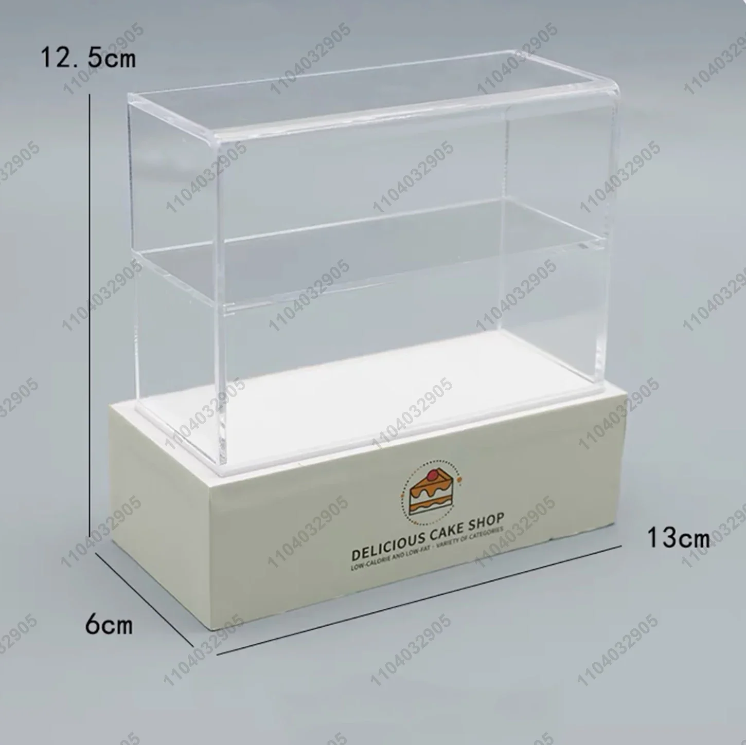 Miniature Shop Cabinet Bakery Cake Bread Dessert Store Room Display Handcraft Dollhouse Stand Food Items Scenario Display Show 3