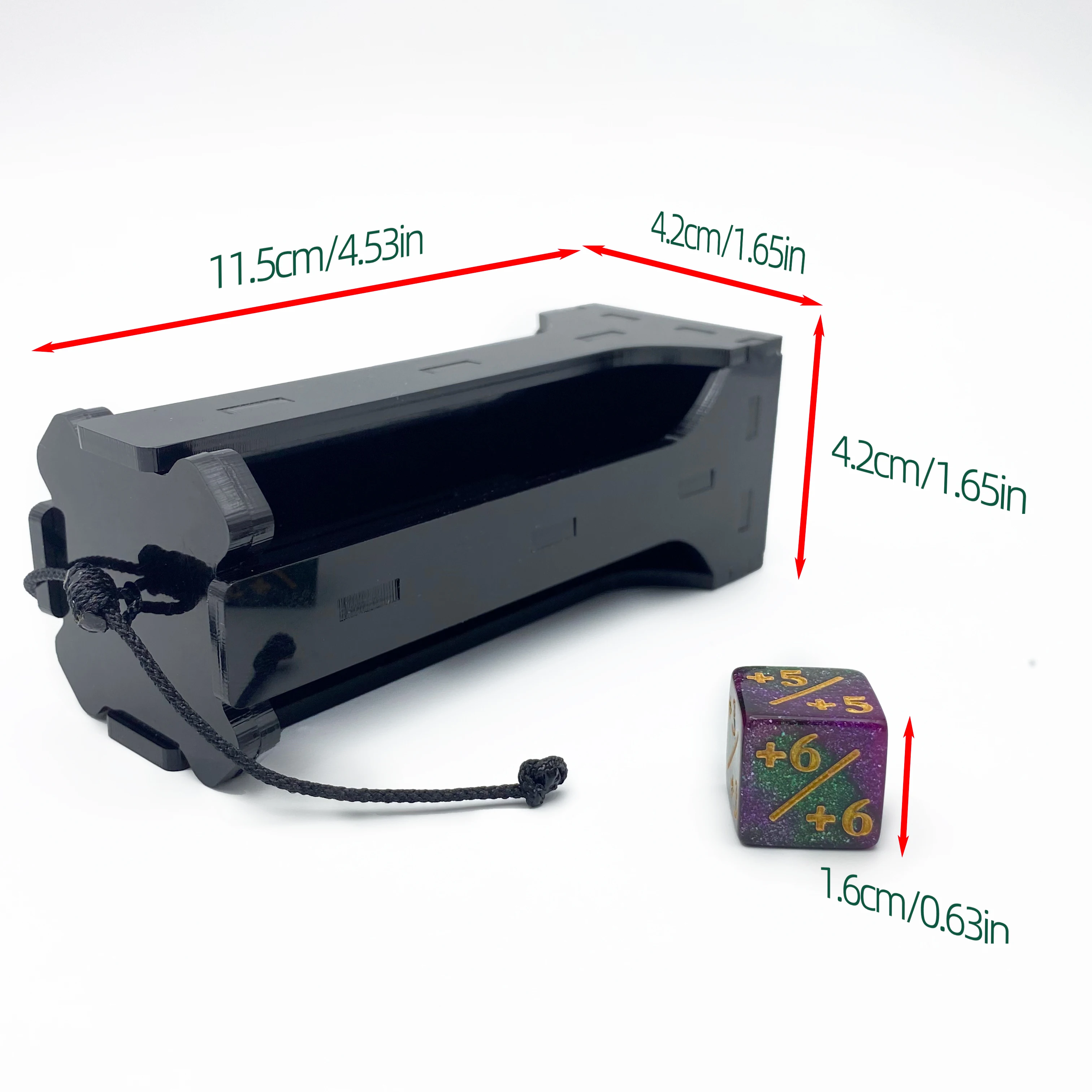 24 PCS MTG Dice WIth Black Box Counter Magic The Gathering Counters Life Tokens Negative Plus, TCG, Card Game Accessories