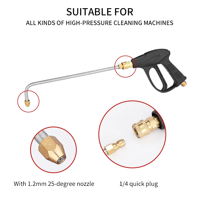 Accessorio Pulizia Esterna Bacchetta Spray Asta Di Estensione Asta Di Prolunga Per Idropulitrice Bacchetta Asta Telescopica Portatile, Telescopico Da 75 Cm Asta Spray Regolabile 50-250 Cm
