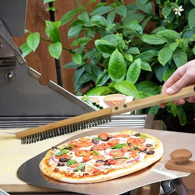 Stainless Steel Brush Pizza Oven  Pizza Brush Cleaning Pizza - Pizza Oven  Scraper - Aliexpress
