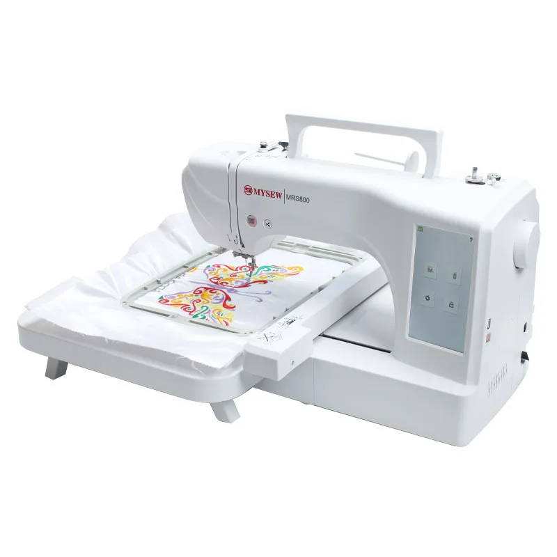 220V 110V Computerized Embroidery Machine 7'' Large LCD Touchscreen, With Smart LCD Touchscreen
