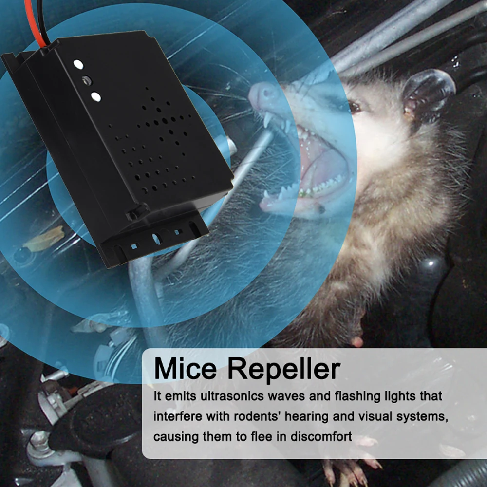 1Pc Mouse Repeller Ultrasonic Mouse Repellent Portable Mouse Expeller No  Battery