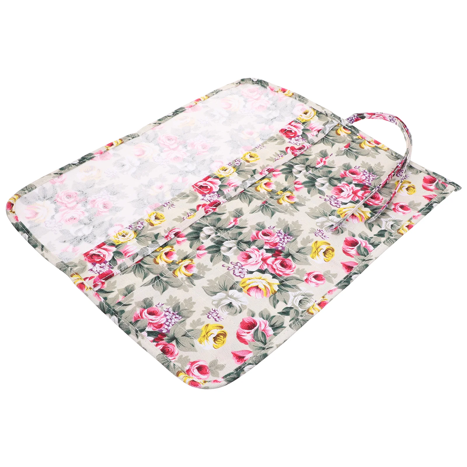 

Canvas Roll Case Colored Pen Holder Travel Organizer with 22 Slots for Kids and Adults