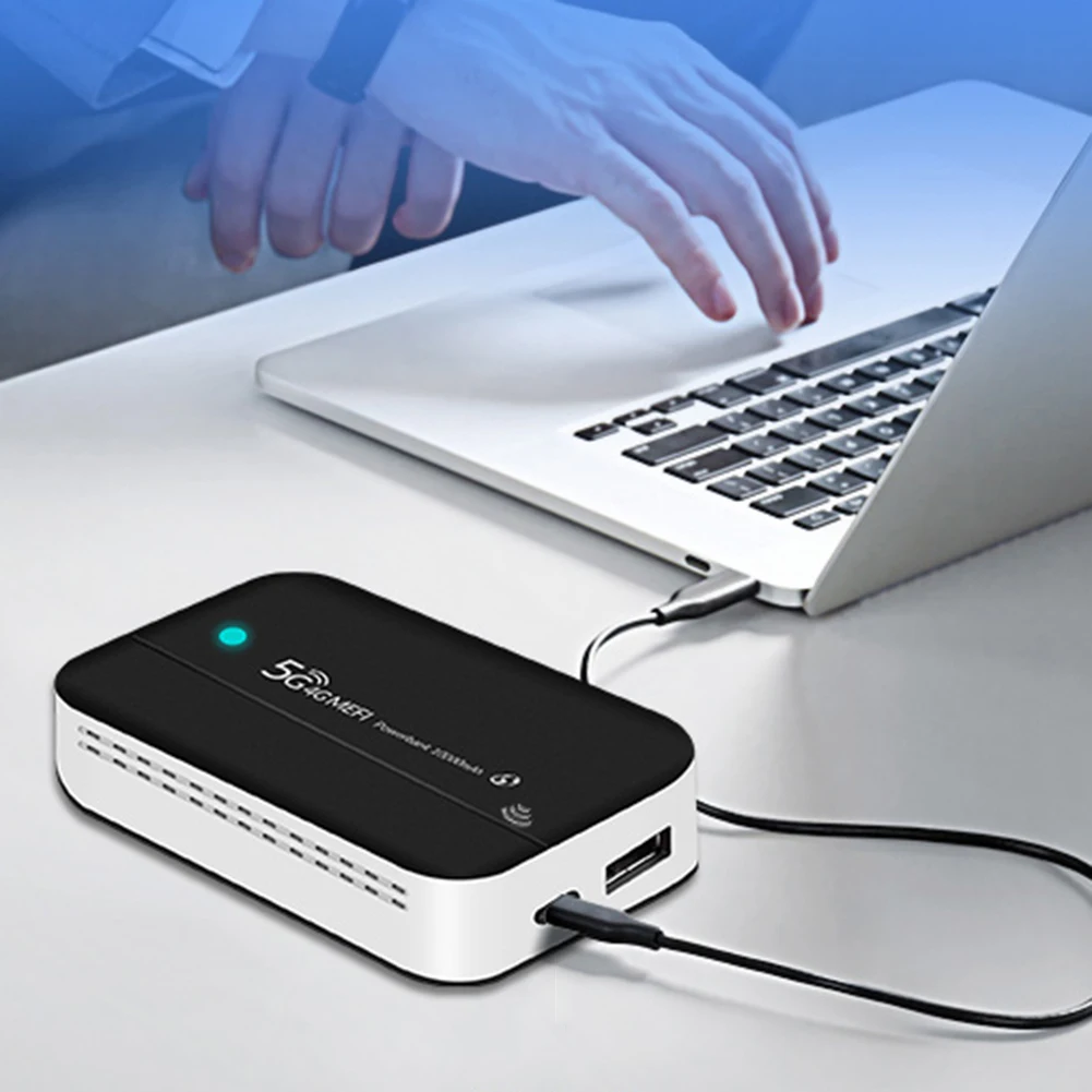 Portable High-Speed 4G/5G WiFi Router with SIM Slot - Pocket MiFi Hotspot