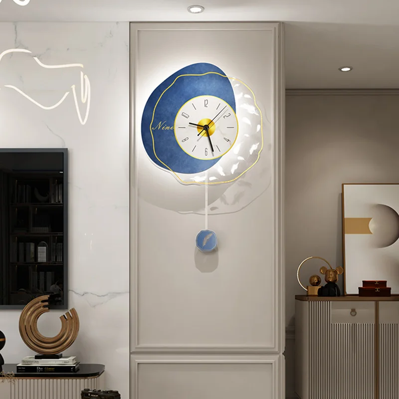 Luxury Metal Wall Clock Modern Large Silent Clocks Wall Home Decor Gold  Watches Mechanism Living Room Decoration Gift Ideas