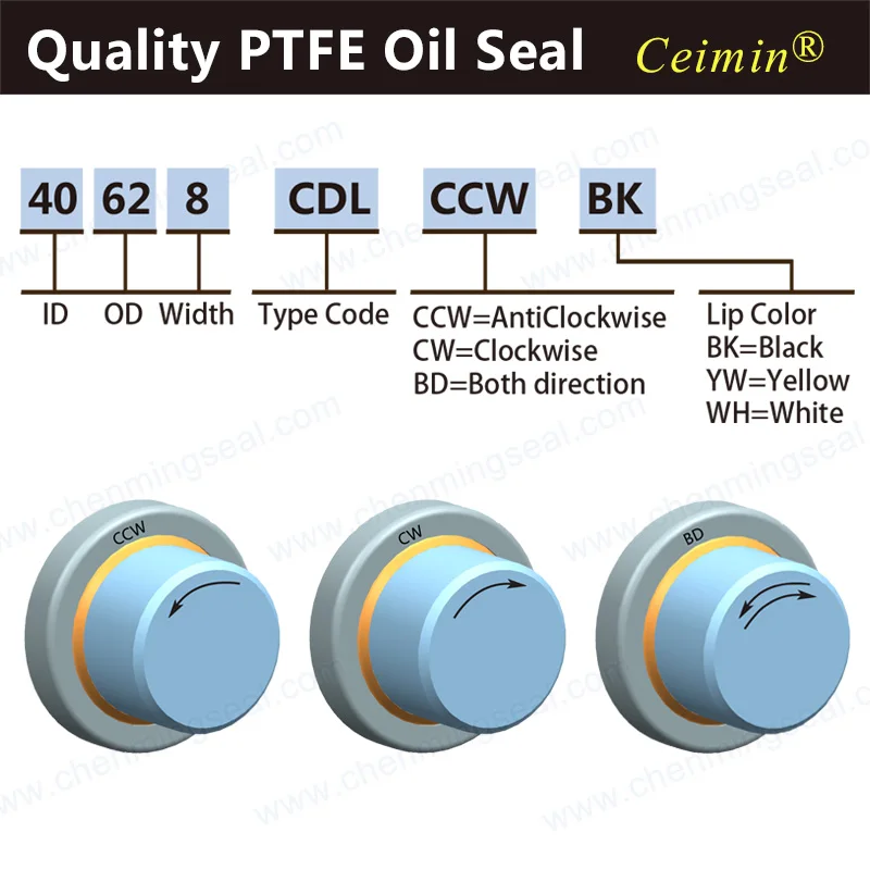 Paraolio In Acciaio Inox E PTFE | 60x80x10 Mm Doppio Labbro | Per Compressore Aria Rotante - Foto 13