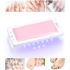 YIKOOLIN Nail Arm Rest Stand UV LED Nail Lamp Arm Rest With LED Lamp Gels Dryer Polish Curing Lamp  For Designs 3