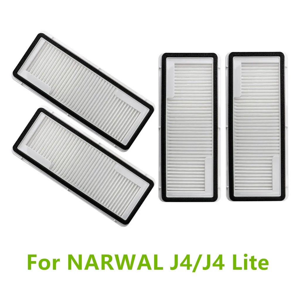 

4 шт., Hepa-фильтр для робота-пылесоса NARWAL J4/J4 Lite