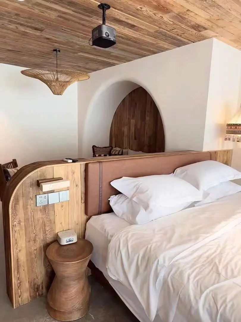 Très grande suspension rotin