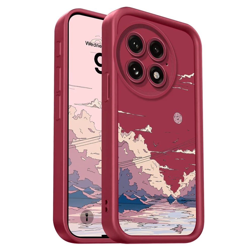 Misty River Staircase Soft Phone Case Cover