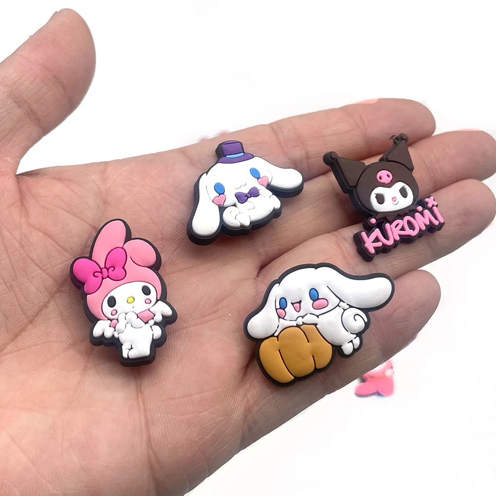 Shoe Charms 30kinds of Aoger Sanrio Shoe Charms for Clogs Sandals Decoration Shoe Accessories Charms shoe charms