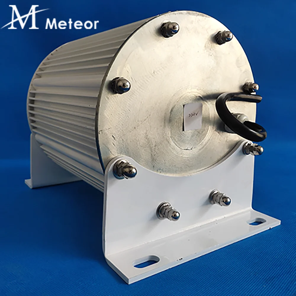Solar Wind Generator 10KW 20KW Low Speed Permanent Magnet Generator 48V 96V 220V 380V 3 Phase AC Alternators Use For Motor Drive Water Wind Turbine