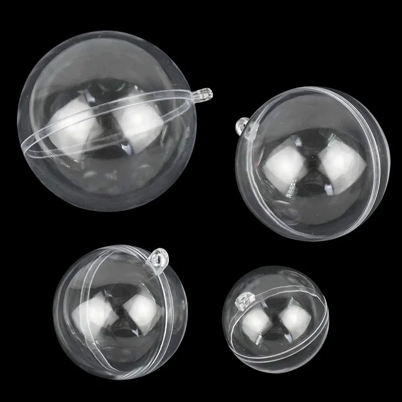 

4-7cm Christmas Transparent Balls Christmas Tree Decoration Snack Gift Filling Ornament Xmas Decor Home Navidad 2023 New Year