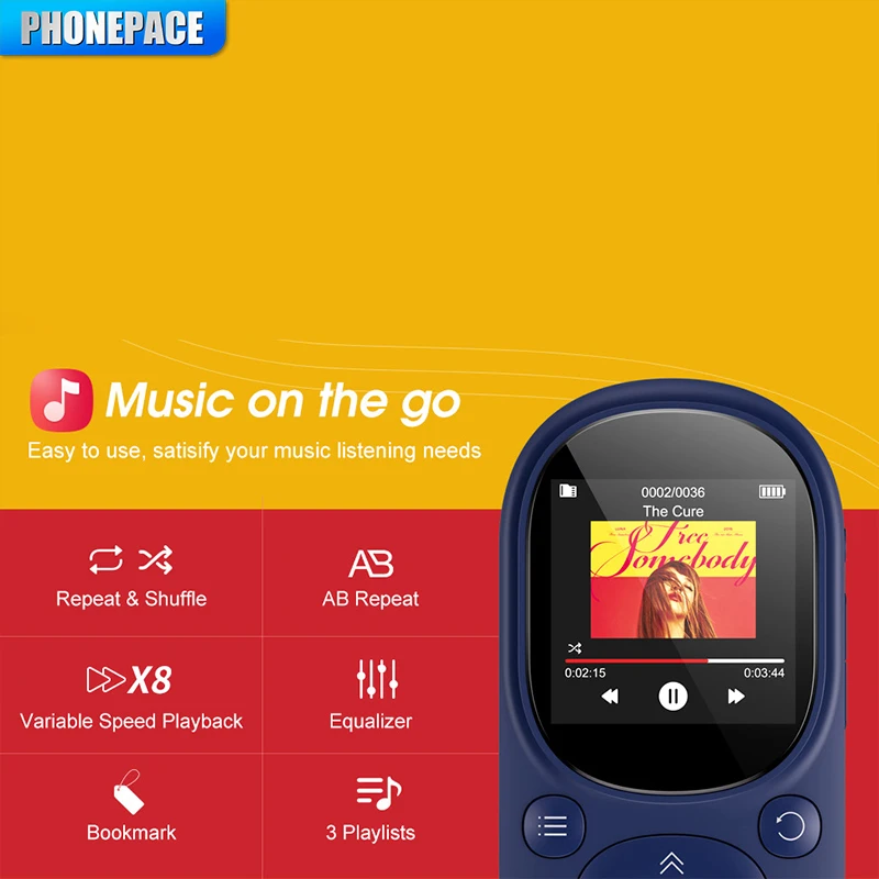 mp3 portable music BT5.0 FM radio recording