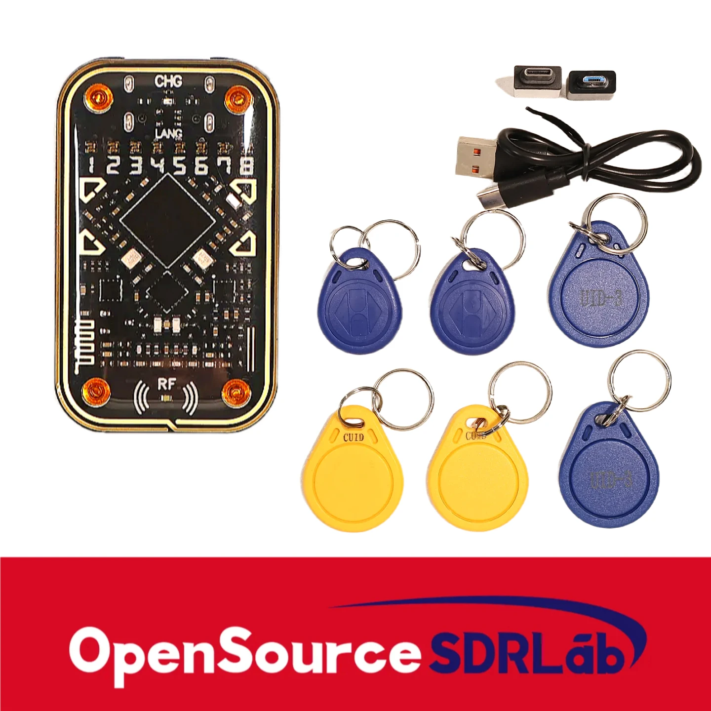 OpenSourceSDRLab Reset Enhanced Bluetooth Access Card Read Device Ultra V2.0