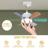 e27 socket fan light ventilador luz led de techo AC hogar cooling cold  home cocina celling living room ampoule ventilateur fan 2