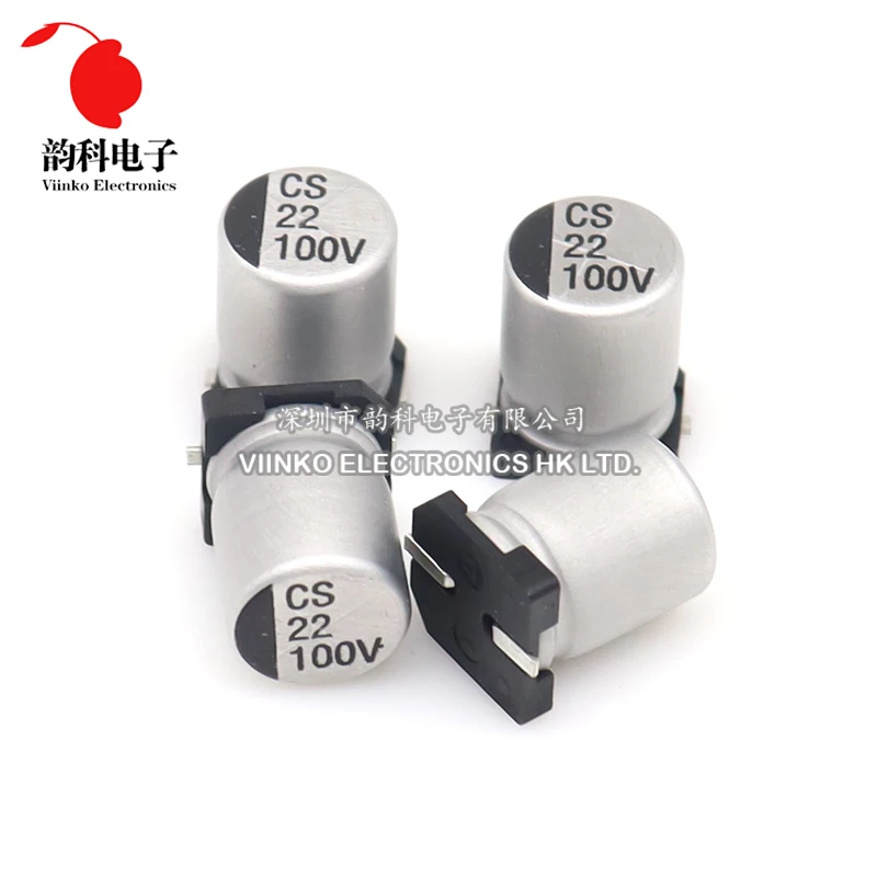 10PCS SMD Aluminum Electrolytic Capacitor 6.3V 10V 16V 25V 35V 50V 1UF 2.2UF 4.7UF 10UF 22UF 47UF 100UF 220UF 330UF 470UF 1000UF