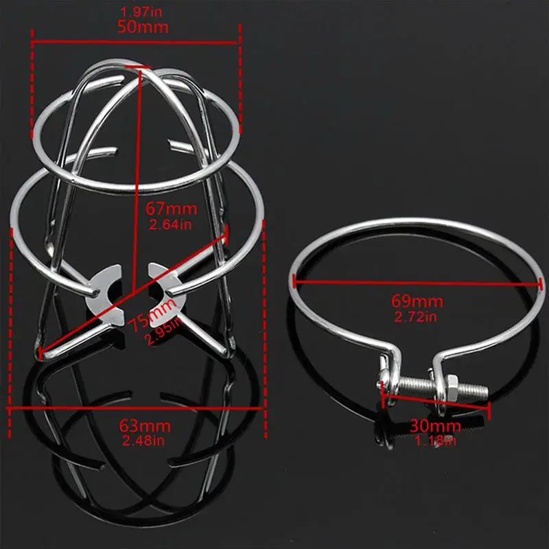 Fire Sprinkler Covers Sprinkler Protective Bracket Effective Protection Bracket Made Of Carbon Steel Cage For Restaurants Homes