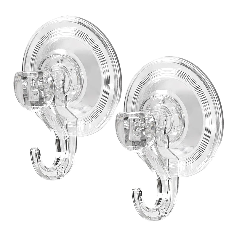 

1pc Large Clear Reusable Heavy Duty Wreath Hanger Suction Cup 22 Lb Strong Window Glass Suction Cup Hooks Bathroom Hooks