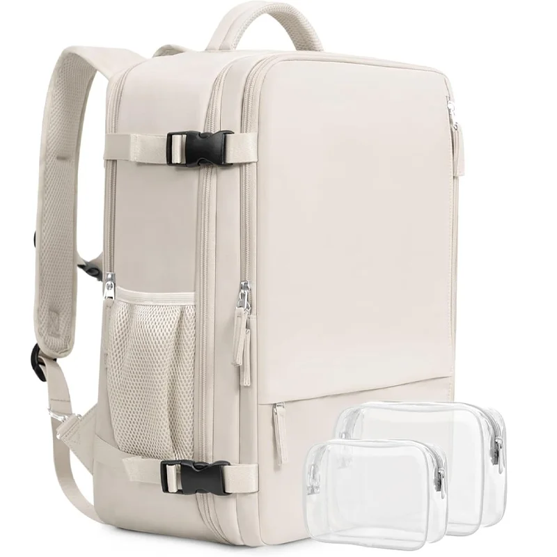 15-Zoll Laptop-Rucksack, Reiserucksack, Geeignet für Männer und Frauen, Großvolumiger Handgepäck-Rucksack, Persönliche Gepäcktasche – Detail 11
