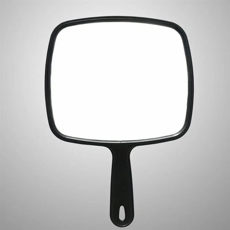 Mirror Handheld Hand Makeup Handle Salon Portable Vanity Held Hairdressing Barbers Travel Paddle Hairdressers