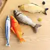 20/30/40 Creative Cat Toy 3d Fish Simulation Soft Plush Anti-Bite Catnip Interaction Chewing Fake Cat Fish Toy Pet Supplies 3