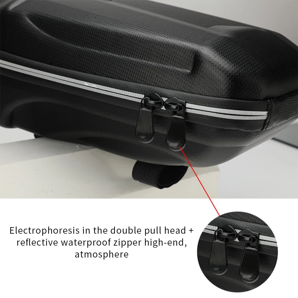 EVA Hard Shell Bag Electric Scooter Front Hanging Storage Bag Front Reflective Night Safety Alert Pack for Xiaomi M365