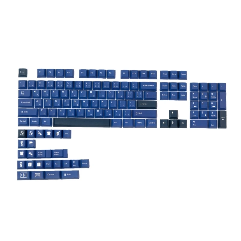 

Механическая клавиатура с сублимационным вишневым профилем Keycap, PBT Keycap, 128 клавиш/комплект