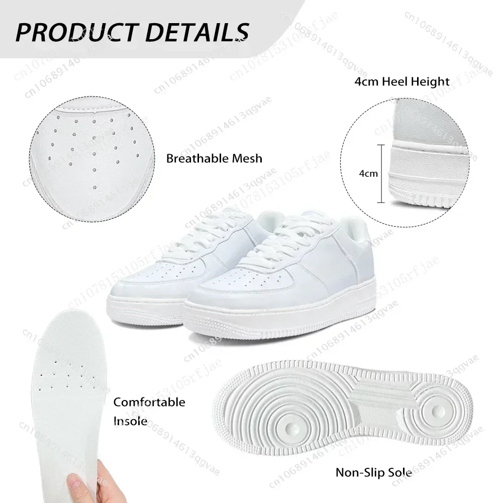 Cuban Flag AF Basketball Mens Womens Sports Running High Quality Flats Force Sneakers Lace Up Mesh Customized Made Shoe DIY