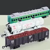 Electric Train Toy Set Car Railway Tracks Railway Toys Model  Battery Operated Classical Simulation High-Speed Rail Toys 3
