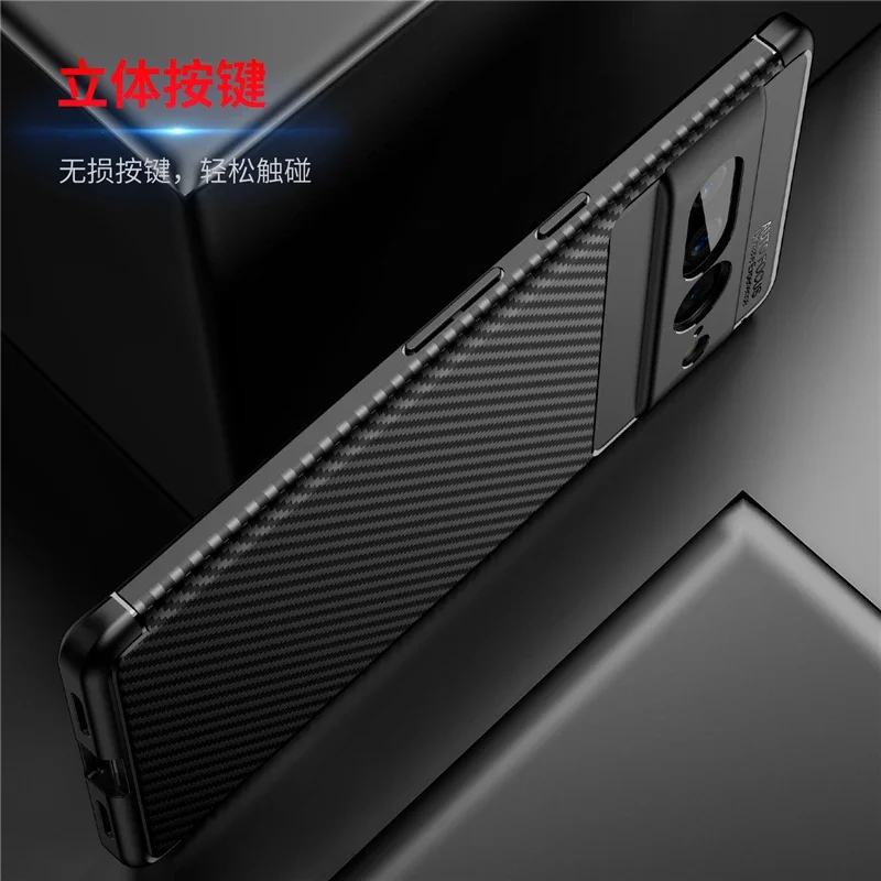 Sleek Carbon Fiber Pattern Anti-Fingerprint Phone Case
