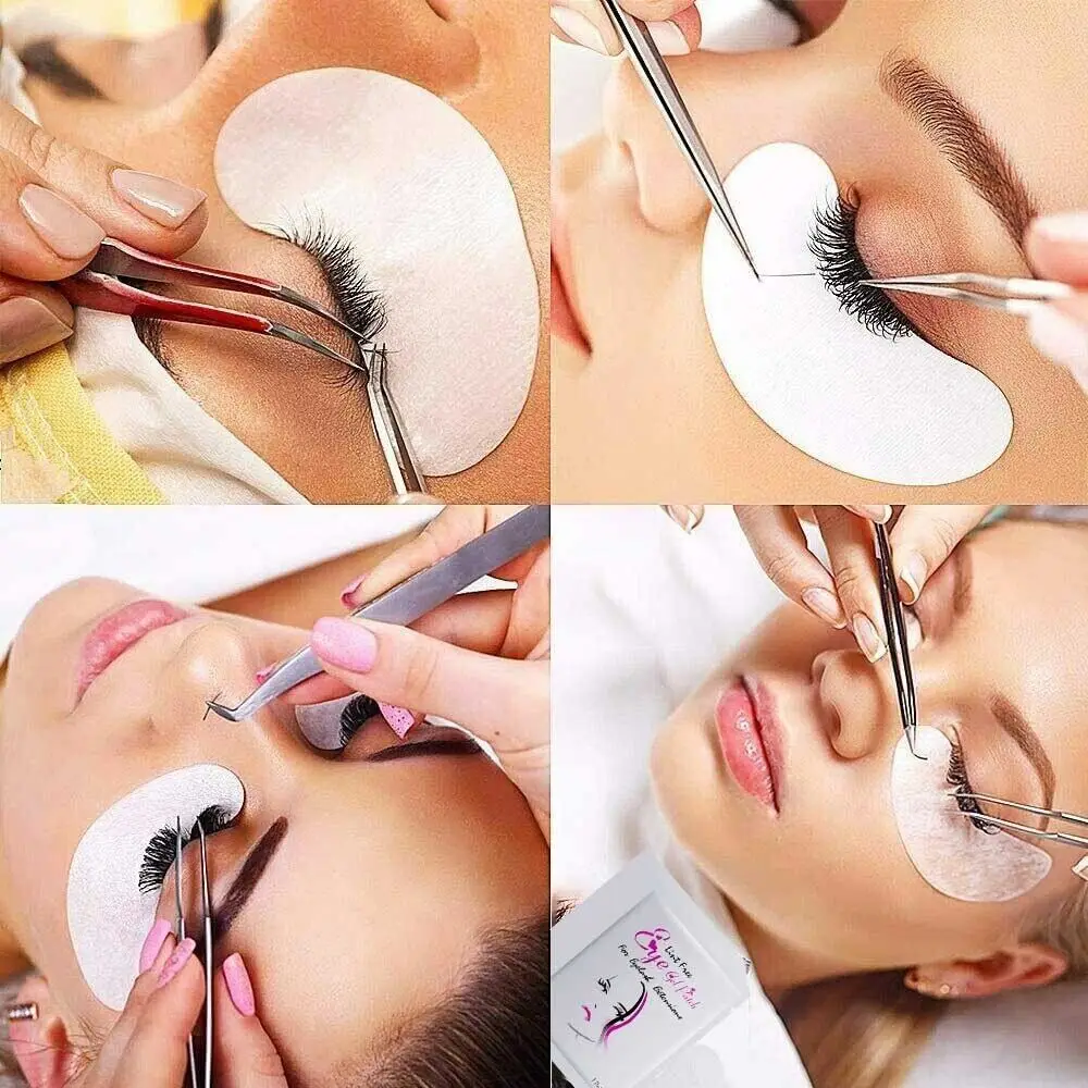 

10 Pcs Makeup Tools Salon Grafting Lashes Eyelashes Extension Eye Paper Patches Under Eye Gel Pads Lint Free