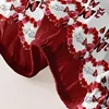 1 Simple Modern Butterfly Printed Matte Fitted Sheet, Bedroom Printed Bed Cover, Bedding (Excluding Pillowcases) 5