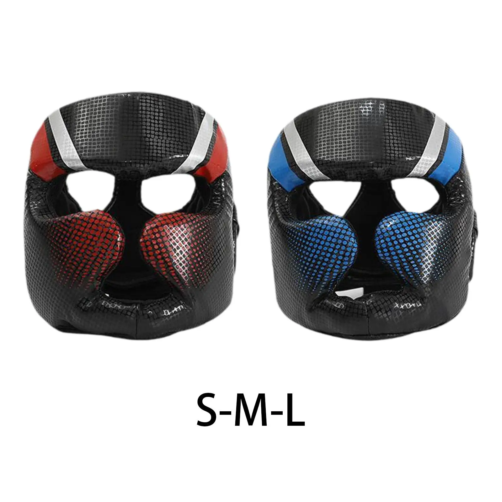 Boxing Headgear Thickened Full Face Protection Forehead and Ear Protection for Kids Adults Boys Girls Men Women Sanda Kickboxing