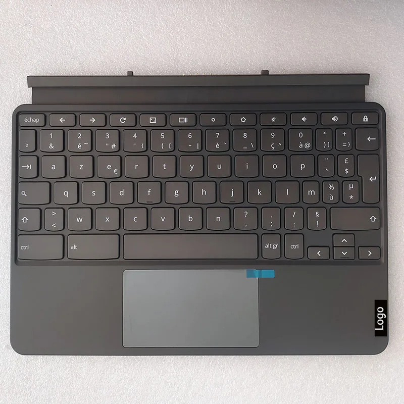 FR French Original Keyboard for CT-X636F Ideapad Duet Chromebook 10.1 Tablet Portable Keyboard CrOS Tab10 UK layout