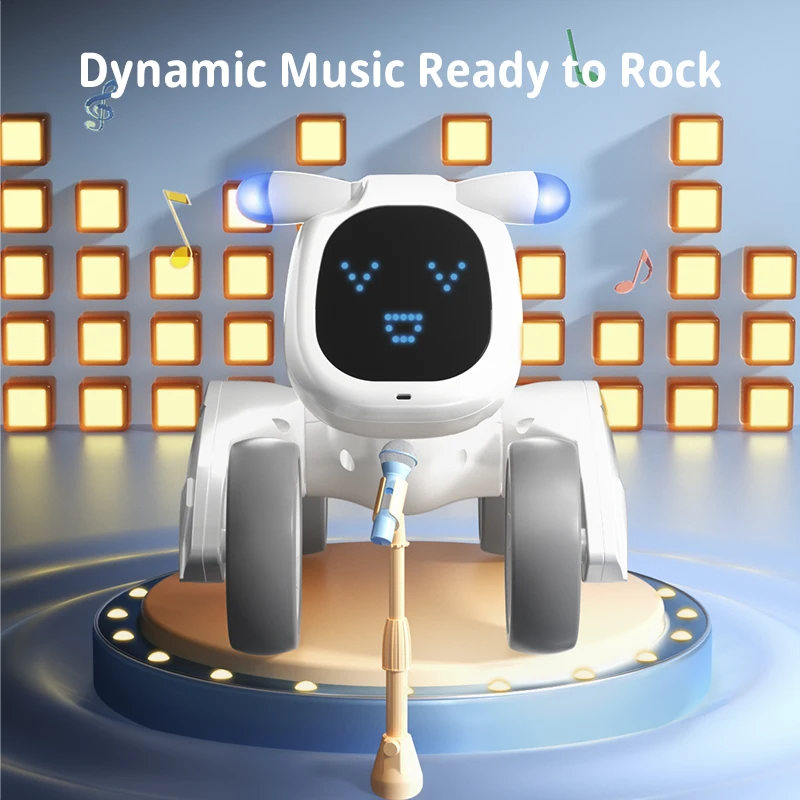 Intelligent Interactive Remote Control Robot Dog Toy Voice Control Programming RC Dog Touch Function Kid Early Learning Toy Gift 5