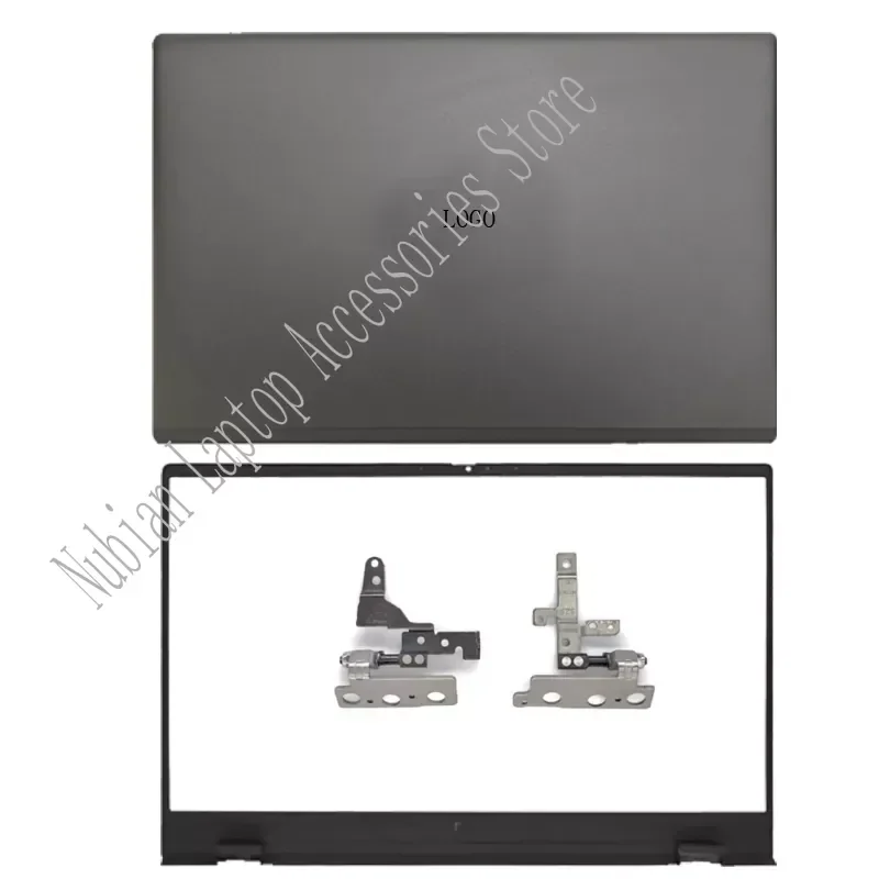 DELL Vostro V5401 V5402 V5405 노트북 LCD 뒷면 커버, 전면 베젤 하인그 팜레스트 탑 케이스, 02H8GP 0RJ4V9 그레이