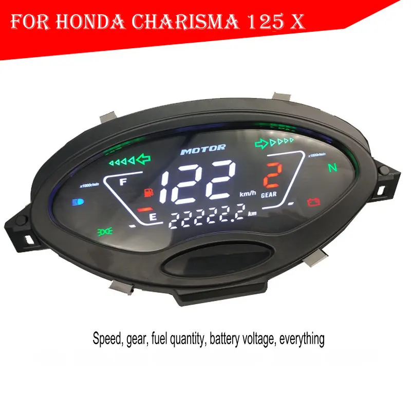 WAVE125 S Motorcycle Digital Instrument Assembly Charisma 125X Women's Scooter MOTORBIKE Electronic Dashboard Modification Parts
