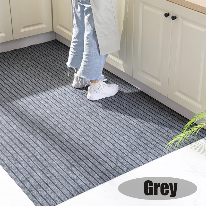 RUEIURI 0.1 Inch Ultra Thin Kitchen Sink Floor Mat, Waterproof Indoor Door  Mat Kitchen Rugs Laundry Room Decor with Non Slip Rubber Backing Washable