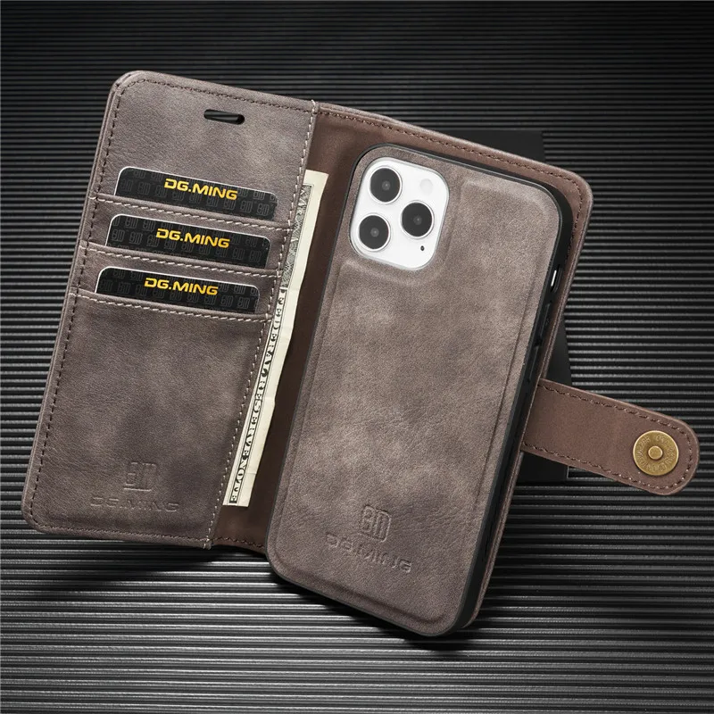 Leather Phone Case For iPhone 15 14 13 11 Pro Max Card Holder Wallet Cover