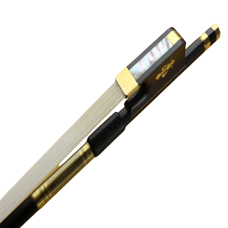 1pc New Black Carbon Fiber Viola Bow Professional Good Bow Ebony Frog