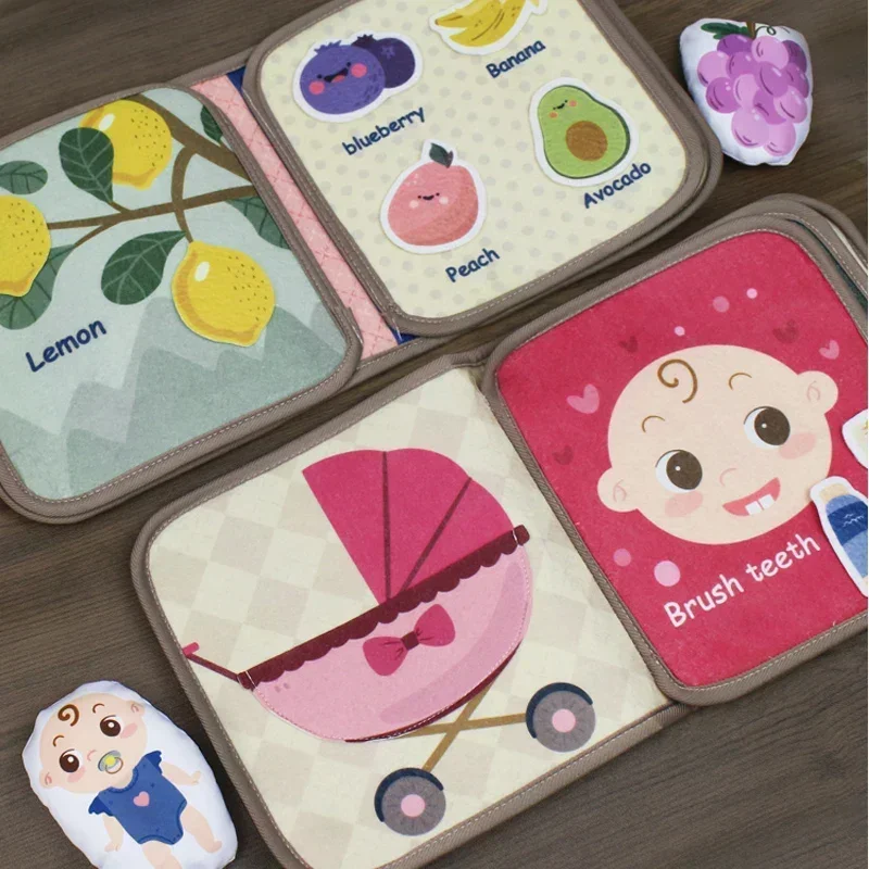 New Baby Books Toys Cloth Books Children Learning Games Educational Toys Baby Early Education Toys Parent-Child Interaction 6