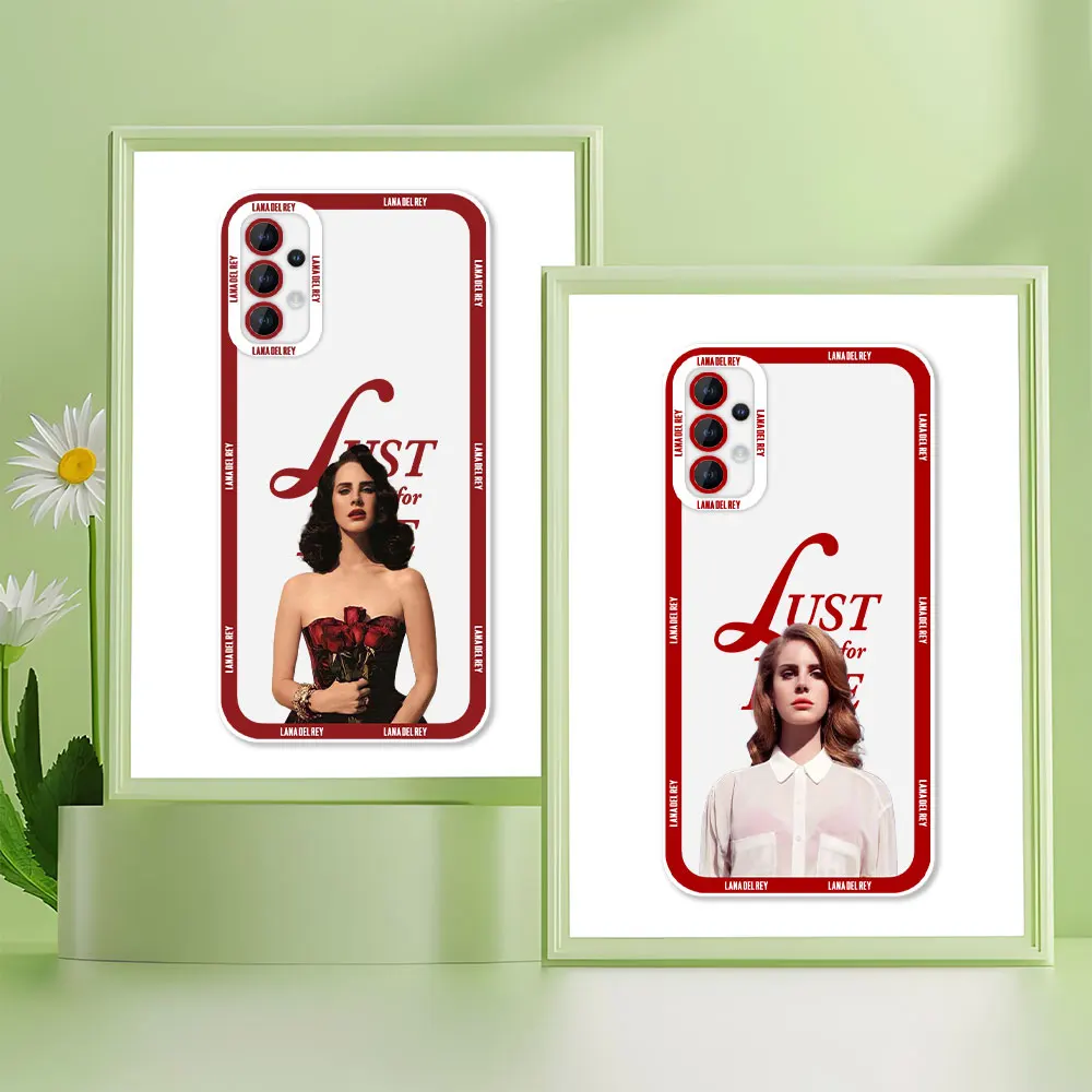 Lana Del Rey Singer Kraft Poster Custodia Trasparente Per Telefono Per Redmi K40 Pro 12 12C 10 10C 10X 10A 9 9C 9A 9T 8 7 A1 Cover Morbida In Silicone