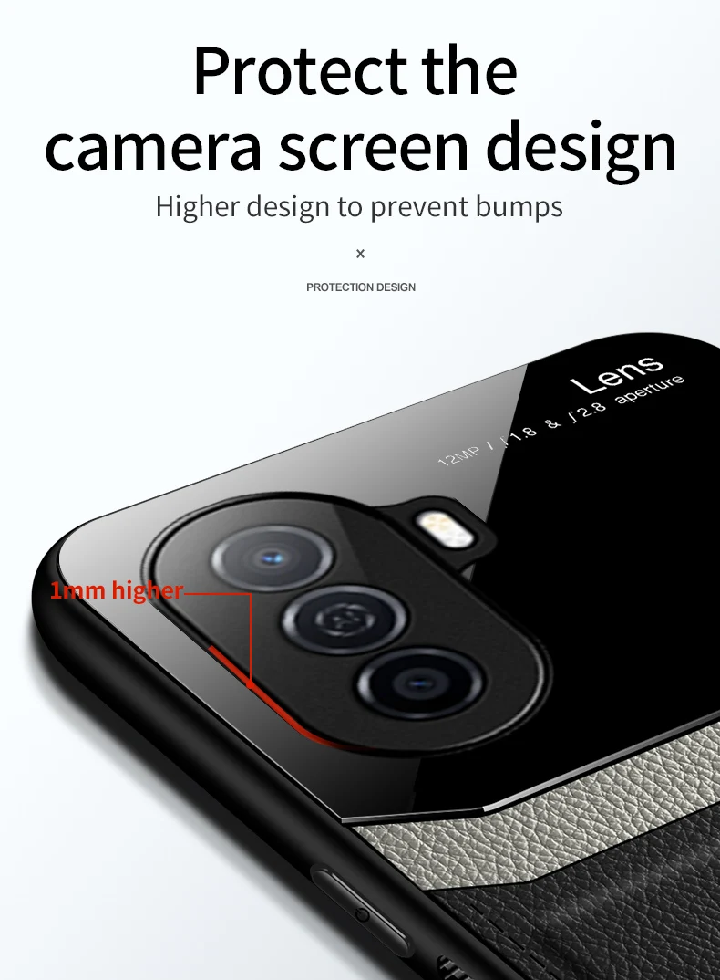 Custodia antiurto alla moda KEYSION per Huawei Nova Y70 Y60 Custodia posteriore in silicone con specchio in pelle per Huawei Nova Y_voghion.com