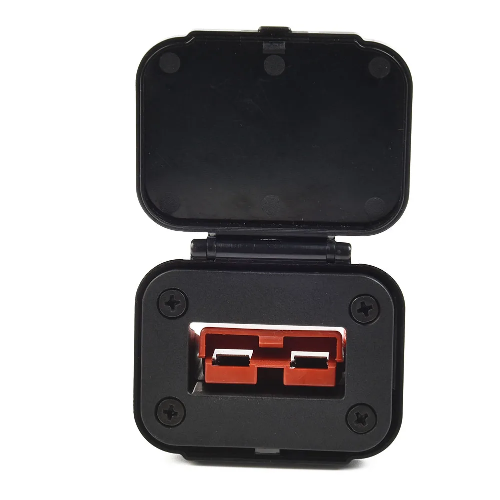 Twin Dual Flush Mount 50 Amp For Anderson Plug Mounting Bracket Caravan Trailer Truck For Anderson Connection Plug Connector 1pc