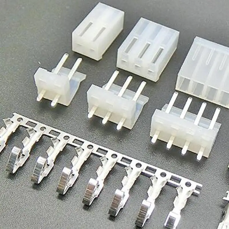 10-Set Bundle of 3.96mm Pin Connectors with Terminals - Male & Female Components Included