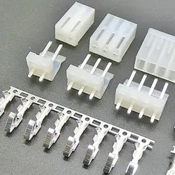 10 - Set Bundle of 3.96mm Pin Connectors with Terminals - Male & Female Components Included - 9P