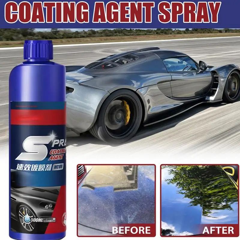 

Car Ceramic Nano Coating Liquid 500ml 3 In 1 Waterproof Car Scratch Repair Long Lasting Car Detailing Kit Car Polishing Agent