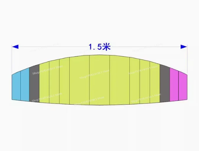 1 세트 RC 구동 패러 글라이더 2204 브러시리스 모터 1.5 미터 Leaf1.5 원격 제어 낙하산 조립 완구 어린이 성인용